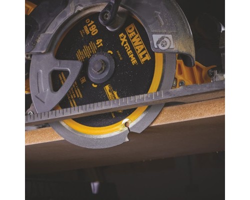 Круг відрізний DeWALT універсальний, 190x30 мм, 4 z, (FTG), 12 гр., 7000 об/хв (DT1472)