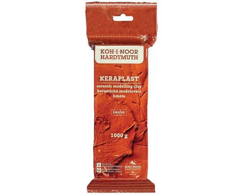 Пластилін Koh-i-Noor KERAplast самозастигаюча Теракотова 1000 г (131707)