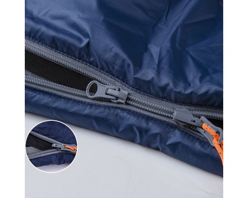 Спальний мішок Naturehike надлегкий LW180 NH21MSD04 правий (15°C) p-p М темно-блакитний (6927595788165-R)