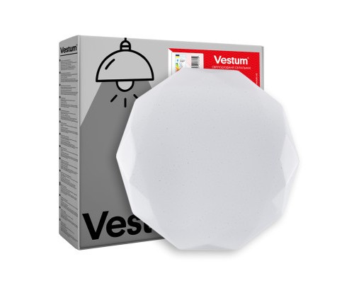 Світильник Vestum DIAMANT зоряне небо 36W 4000К 2900Lm (VS-80059)