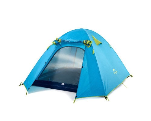 Намет Naturehike тримісний P-Series NH18Z033-P 210T/65D блакитний (6975641887331)