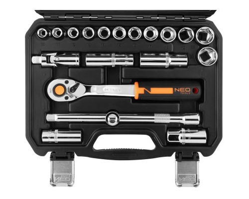 Набір головок Neo Tools 20шт, 1/2
