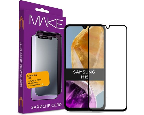 Скло захисне MAKE Samsung M15 (MGF-SM15)