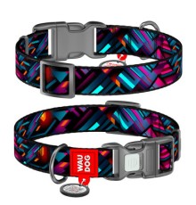 Нашийник для тварин WAUDOG Nylon з QR паспортом 