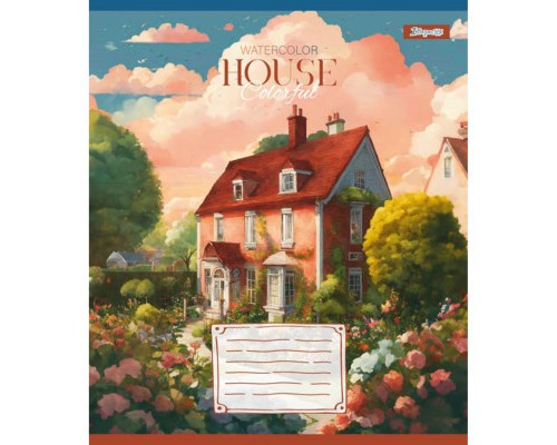 Зошит 1 вересня 1В House colorful 48 аркушів клітинка (767097)