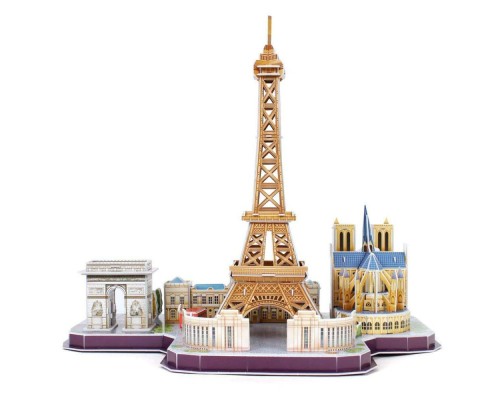 Пазл Cubic Fun City line Paris (MC254h)