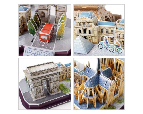 Пазл Cubic Fun City line Paris (MC254h)