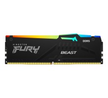 Модуль пам'яті для комп'ютера DDR5 16GB 6000 MHz Beast RGB Kingston Fury (ex.HyperX) (KF560C30BBA-16)