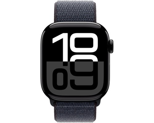 Смарт-годинник Apple Watch Series 10 GPS 42mm Jet Black Aluminium Case with Ink Sport Loop (MWWG3QH/A)