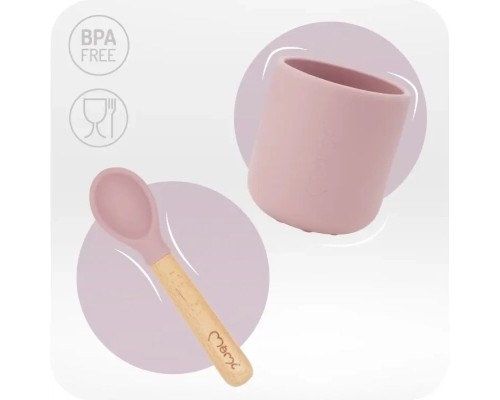 Набір дитячого посуду MoMi AMI pink (AKCE00043)