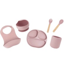 Набір дитячого посуду MoMi AMI pink (AKCE00043)
