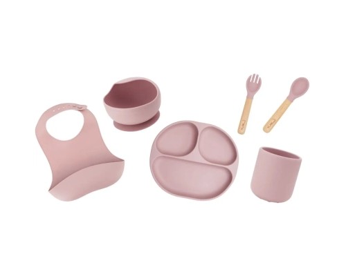 Набір дитячого посуду MoMi AMI pink (AKCE00043)