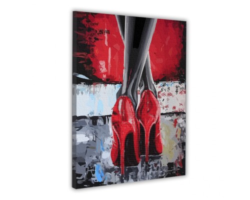 Картина по номерам Santi З алмазною мозаїкою Підбори 40 х 50 см (954937)