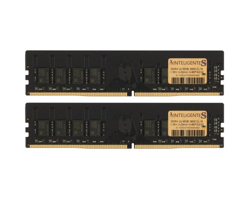 Модуль пам'яті для комп'ютера DDR4 32GB (2x16GB) 3600 MHz INTELIGENTES (IU4EFG2/32) Модуль пам'яті для комп'ютера DDR4 32GB (2x16GB) 3600 MHz INTELIGENTES (IU4EFG2/32)