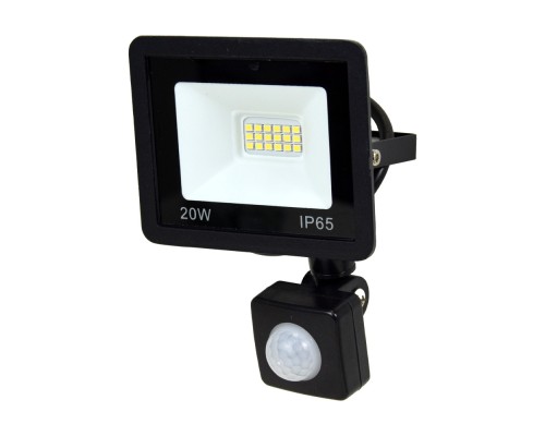 Прожектор Lightwell LW-FL-B-20-S 20 W з датчиком рух