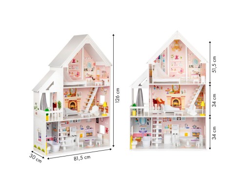 Ігровий набір Ecotoys Ляльковий будинок Пудрова резиденція (4127)