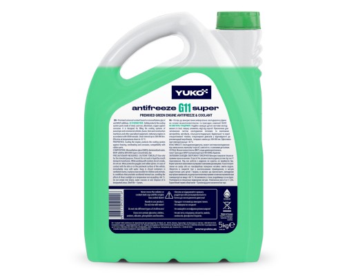 Антифриз Yuko -32 Super G11 зелен. 5л (4823110404416)