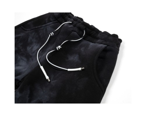 Спортивний костюм дитячий A-Yugi флісовий (7294-03-140G-black)