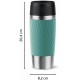 Термокружка Tefal Travel Mug Classic Twist, 360мл, нержавіюча сталь, зелений (N2024310)