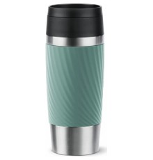 Термокружка Tefal Travel Mug Classic Twist, 360мл, нержавіюча сталь, зелений (N2024310)