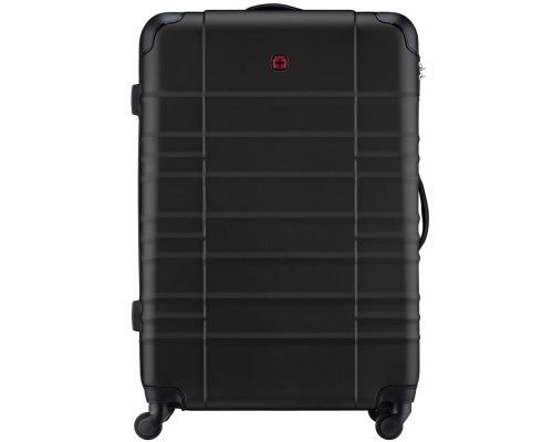 Валіза Wenger Amplar, велика, пластик, 4 колеса, чорна (653140)