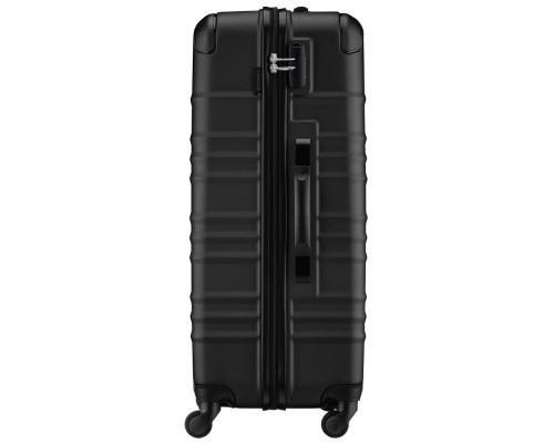 Валіза Wenger Amplar, велика, пластик, 4 колеса, чорна (653140)