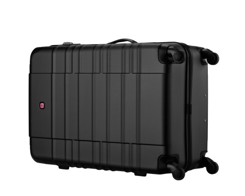 Валіза Wenger Amplar, велика, пластик, 4 колеса, чорна (653140)