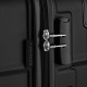 Валіза Wenger Amplar, велика, пластик, 4 колеса, чорна (653140)