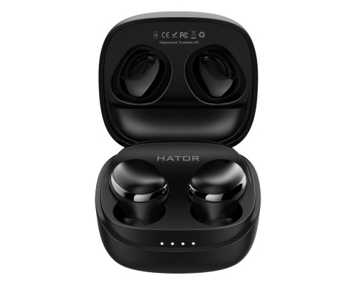 Навушники Hator Hyреrpunk Truedots SyncHUB Black (HTA411)