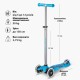 Самокат Micro Maxi Deluxe Glow LED Plus Синій кришталь (MMD377)