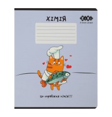 Зошит ZiBi предметний CUTE CAT, 36 аркушів, клітинка, хімія (ZB.1731-39)