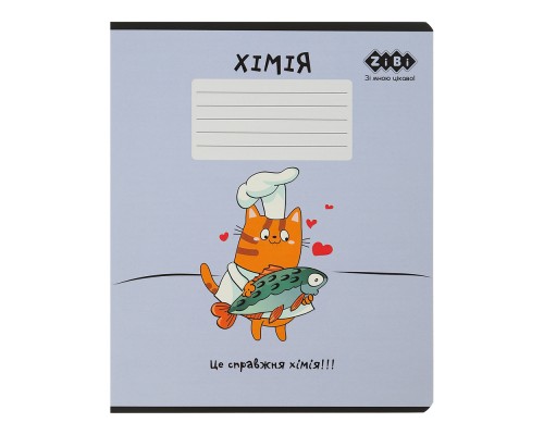 Зошит ZiBi предметний CUTE CAT, 36 аркушів, клітинка, хімія (ZB.1731-39)
