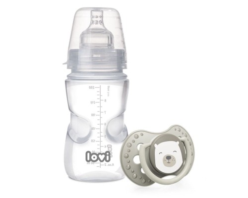 Пляшечка для годування Lovi Захист рефлексу ссання Buddy Bear 250 мл (0205exp)