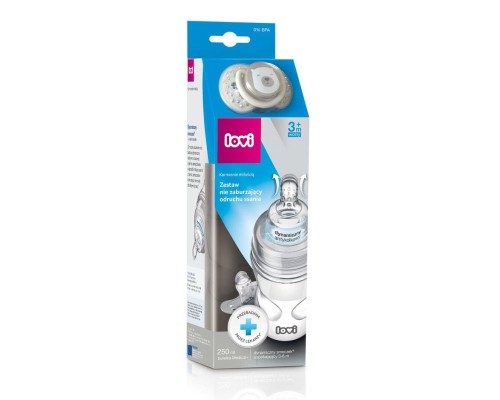 Пляшечка для годування Lovi Захист рефлексу ссання Buddy Bear 250 мл (0205exp)