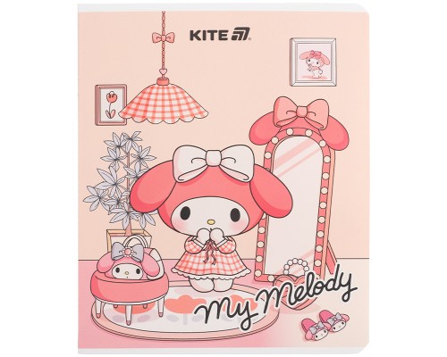 Зошит Kite Kuromi, 24 аркуші, клітинка (HK25-238)