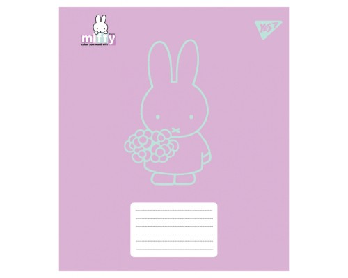 Зошит Yes Miffy Bunny А5 12 аркушів лінія (767618)
