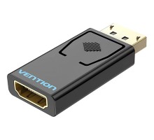 Перехідник DP Male to HDMI Female black Vention (HBKB0)