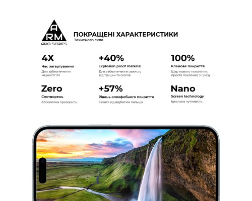 Скло захисне Armorstandart Pro Apple iPhone 15 with mesh (ARM87023)