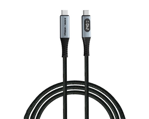 Дата кабель USB-C to USB-C 1.2m with display 240W black Verbatim (31849)