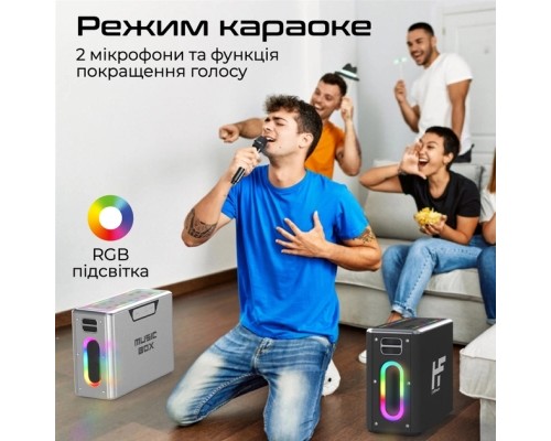 Акустична система HiFuture MusicBox 100W Silver (musicbox.silver)