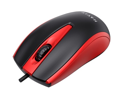 Мишка Havit HV-MS871 USB Red (6939119020293)