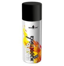 Аерозольна фарба для автомобіля New Ton жаростійка чорна, аер. 400 мл (000000657)