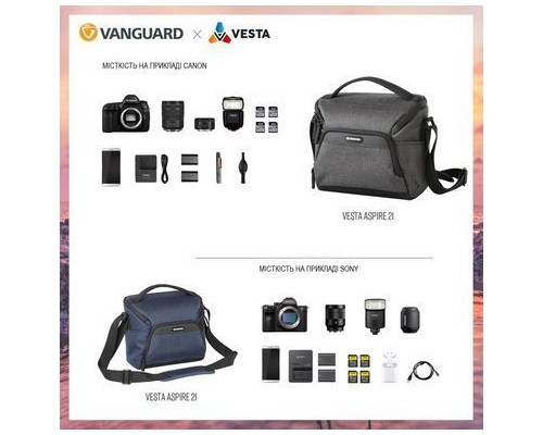 Фото-сумка Vanguard bag Vesta Aspire 21 Navy (DAS301104)