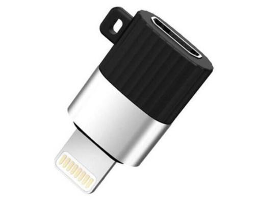 Перехідник Lightning M to Micro 5P F black XO (XO-NB149B-BK)