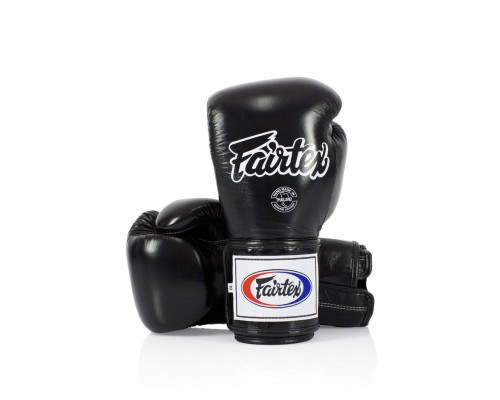 Боксерські рукавички Fairtex BGV5 Black 10 унцій (бинти в комплекті) (BGV5_10oz_Black)