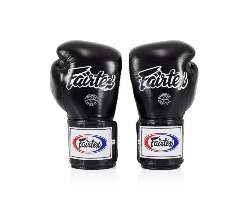 Боксерські рукавички Fairtex BGV5 Black 10 унцій (бинти в комплекті) (BGV5_10oz_Black)