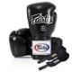 Боксерські рукавички Fairtex BGV5 Black 10 унцій (бинти в комплекті) (BGV5_10oz_Black)