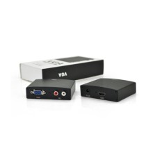 Конвертор VGA to HDMI+ Audio active black Voltronic (YT-AC-HDMI(in)/VGA(out)-B/14898)