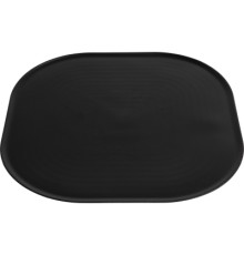 Килимок під миски Fiboo Антиковзкий 47x30 см чорний (FIB0202)