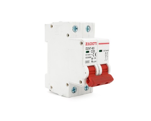 Автоматичний вимикач ZADOTI DZ47-63C20